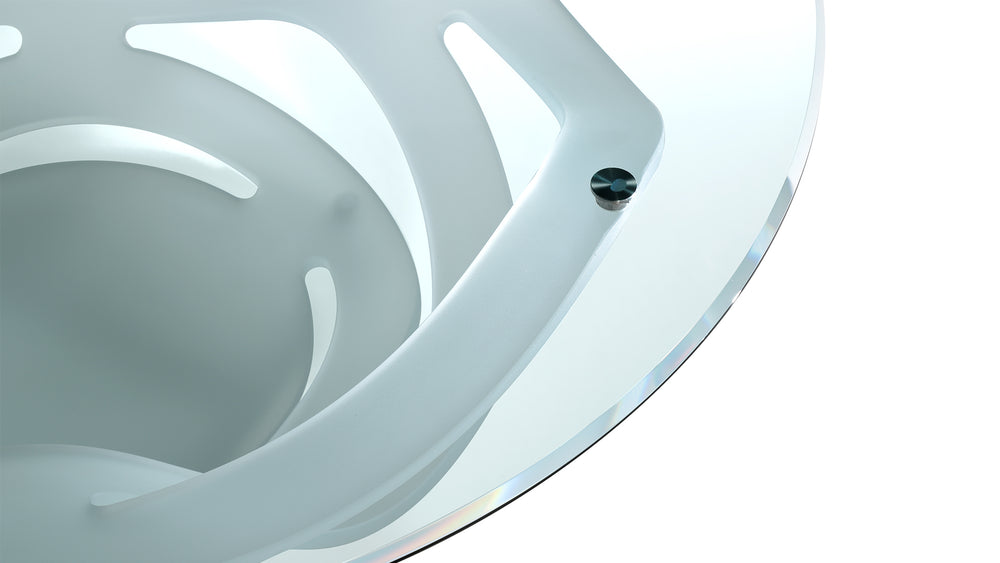Neolitico Glass Coffee Table by Reflex Angelo, view 2