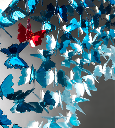 Dreamcatcher Blue Soul Mirror by Reflex Angelo, view 2