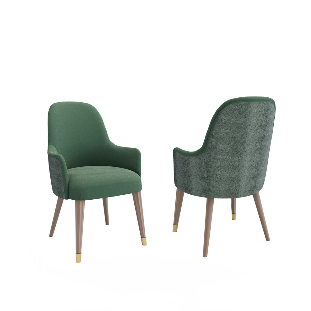 Gwenda Dining Chair by Bianchini Atelier, With armrests