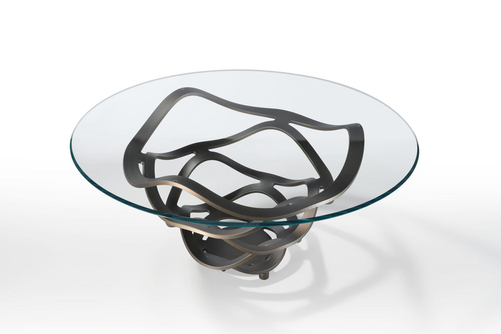 Neolitico Glass Dining Table by Reflex Angelo, view 4