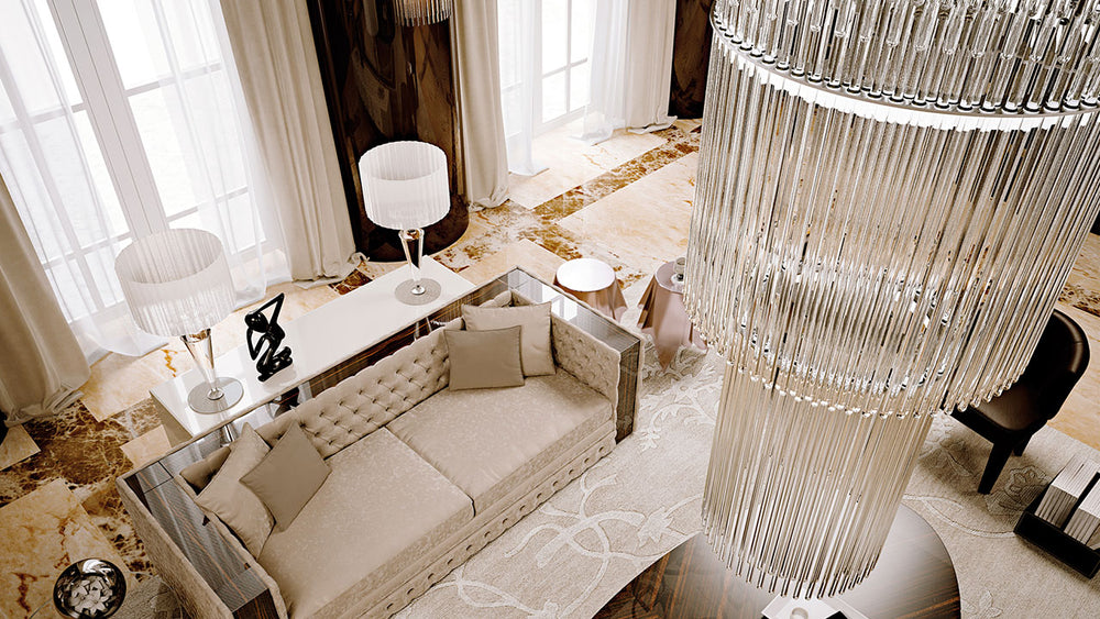 Gran Charleston Chandelier by Reflex Angelo, view 3