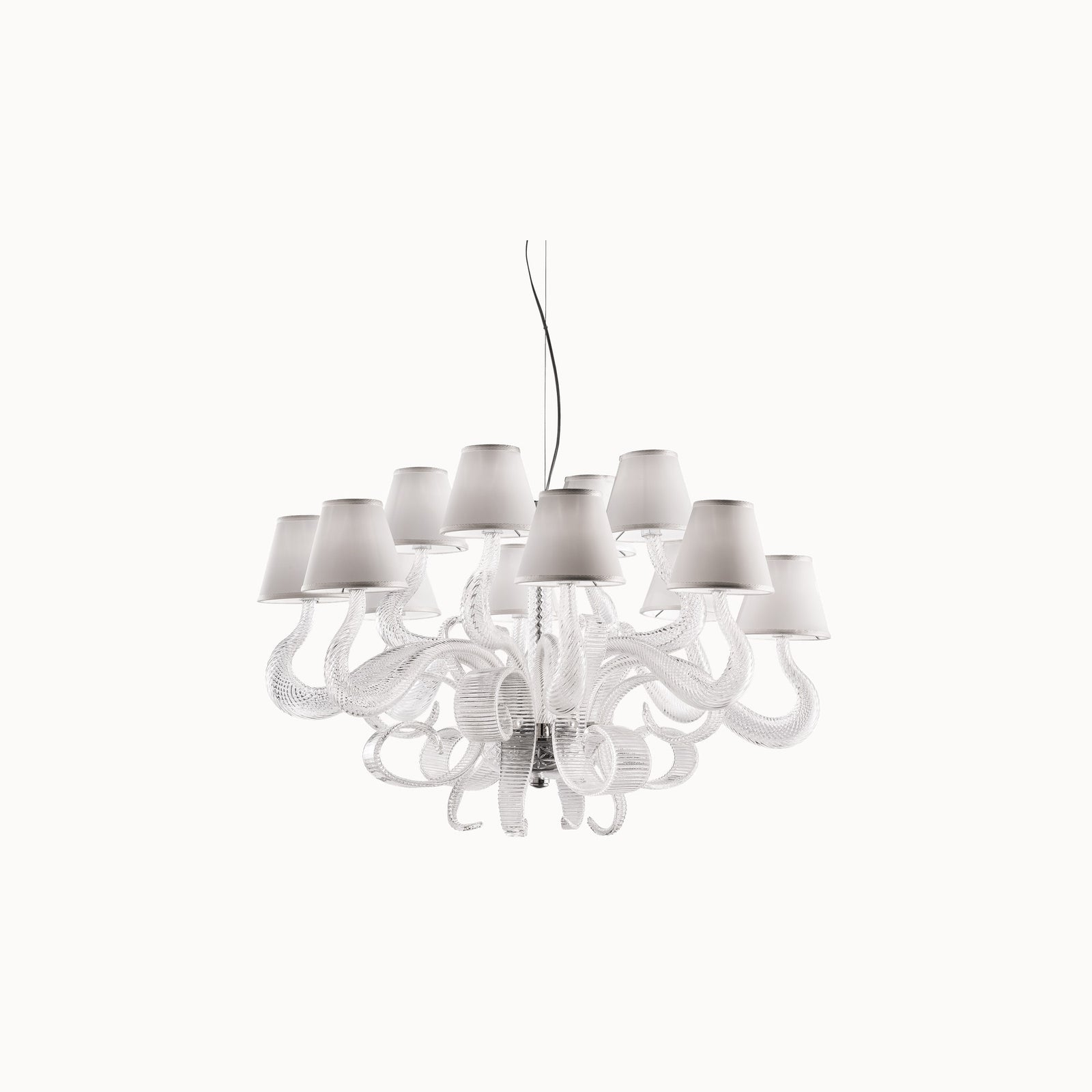 Boa Chandelier — front view