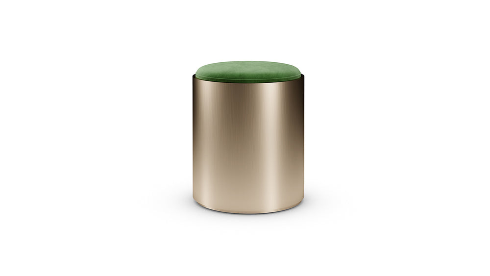 Tau Steel Pouf by Reflex Angelo