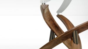 Fili d'Erba Wood Dining Table by Reflex Angelo, view 2