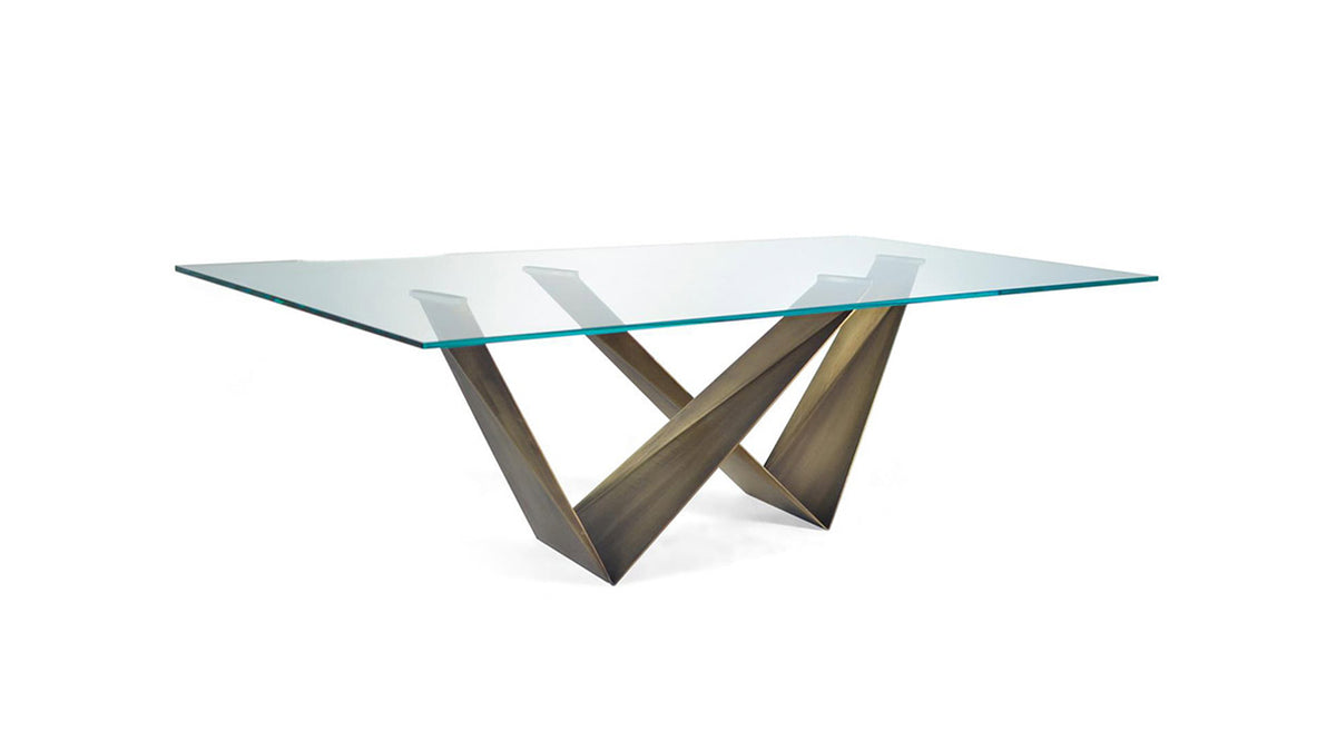 Prisma Steel Dining Table by Reflex Angelo