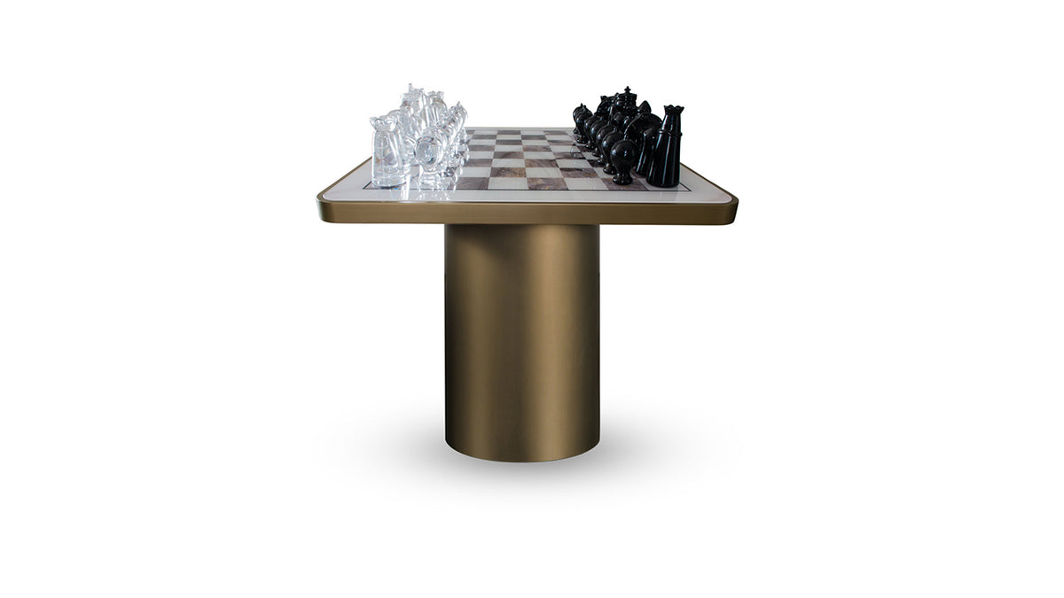 Tau Steel Chess Table by Reflex Angelo