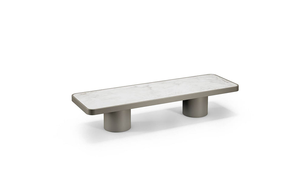 Tau Steel Double Cylinder Coffee Table by Reflex Angelo