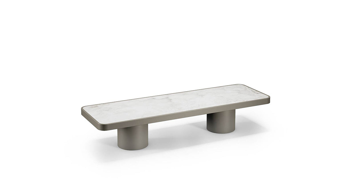 Tau Steel Double Cylinder Coffee Table by Reflex Angelo