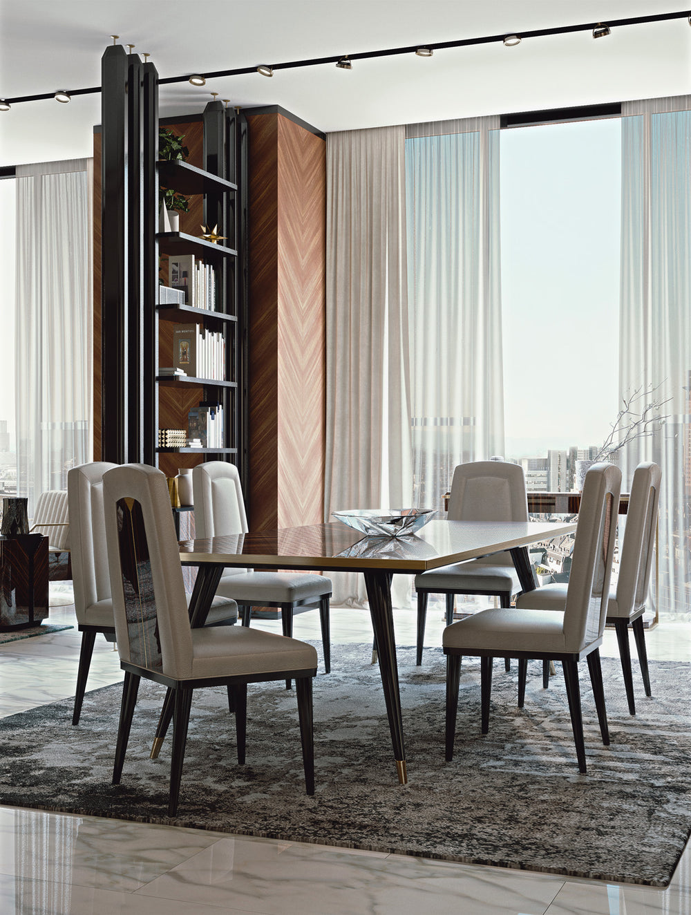 Humbert Dining Table by Bianchini Atelier, view 2
