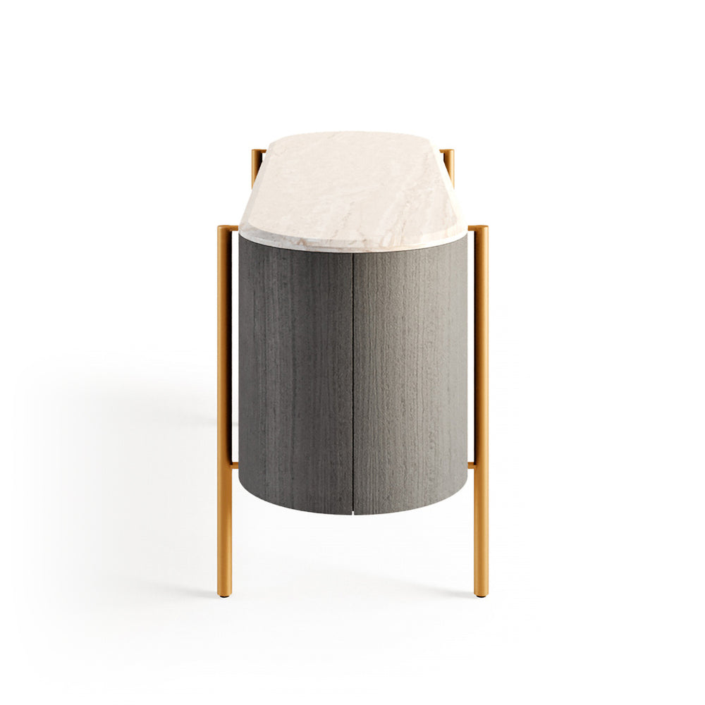 Mia Sideboard by Bianchini Atelier, Anthracite eucalyptus, view 4