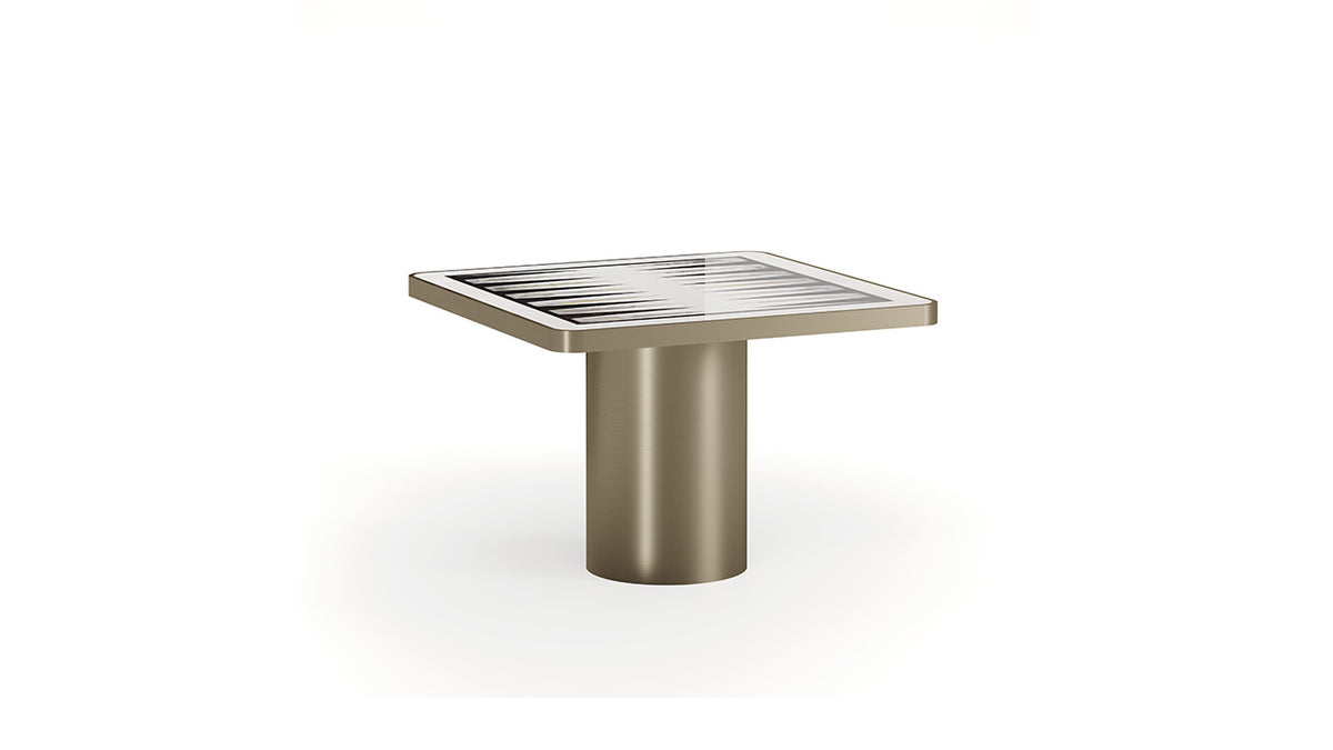 Tau Steel Backgammon Table by Reflex Angelo
