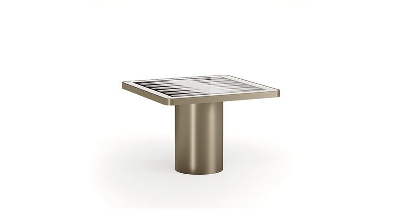 Tau Steel Backgammon Table by Reflex Angelo