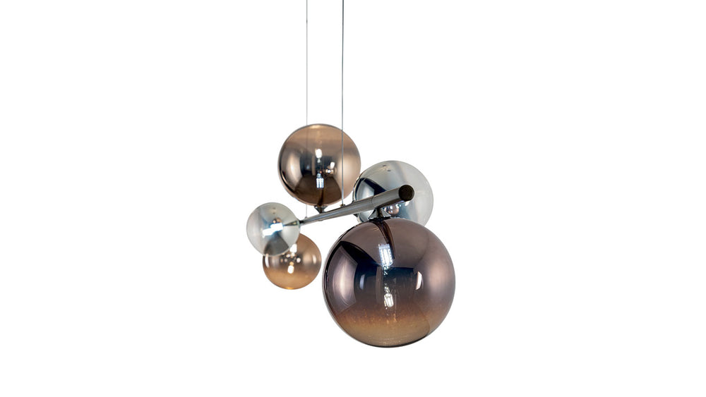Bulles XL Linear Pendant Lamp by Reflex Angelo, view 7