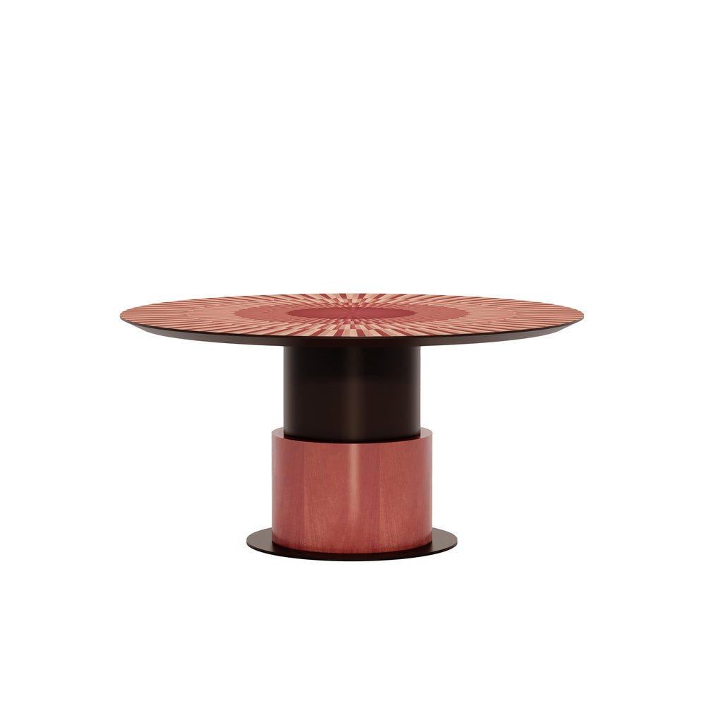 Altobasso Dining Table by Bianchini Atelier, Red inlay