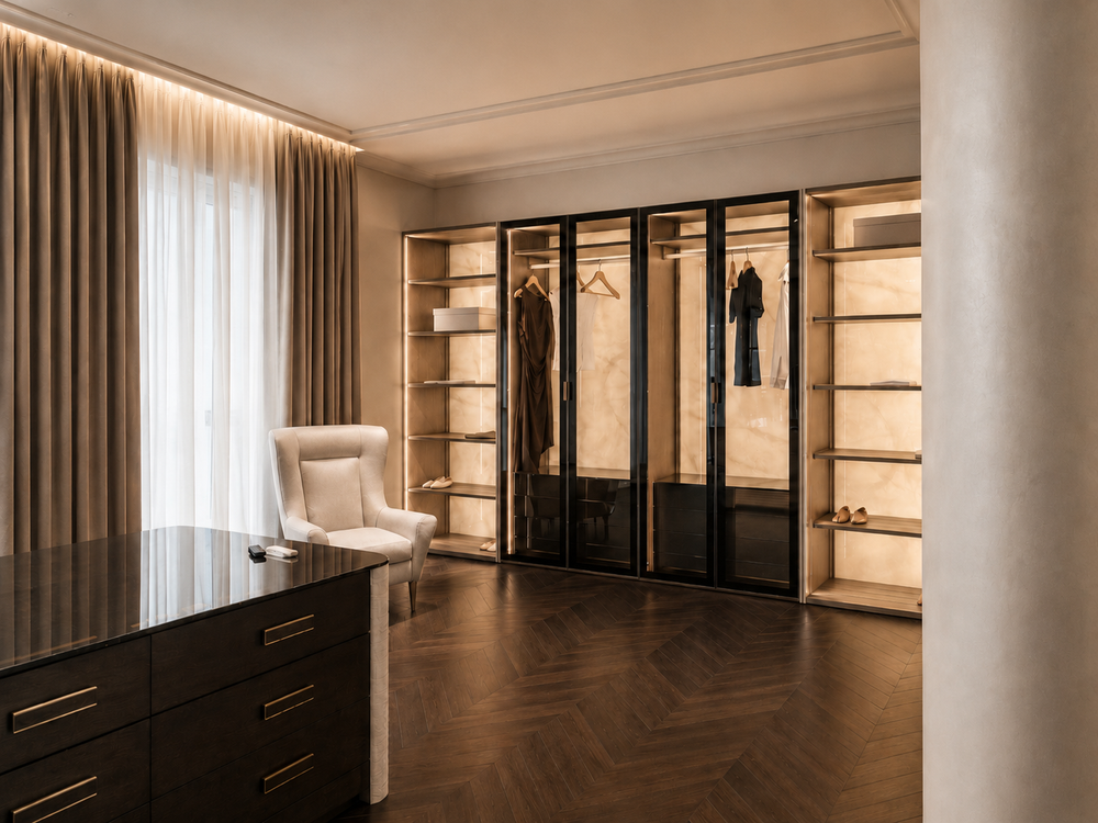 Wally Open Walk-In Closet by Reflex Angelo, view 5