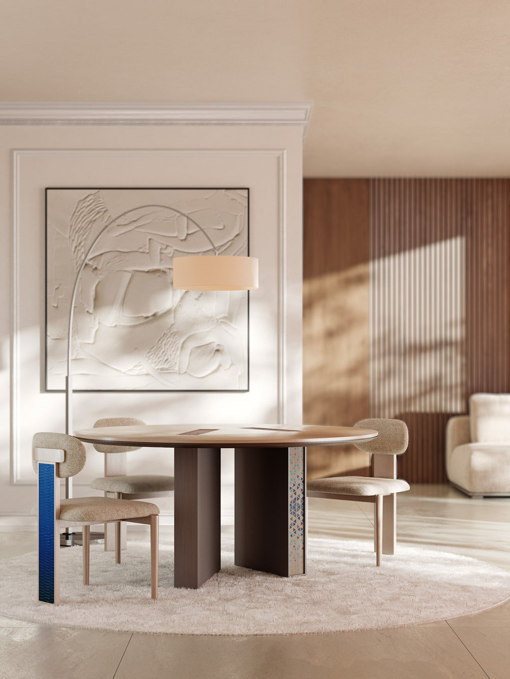 Erato Dining Table by Bianchini Atelier, Ø 140 cm, view 3