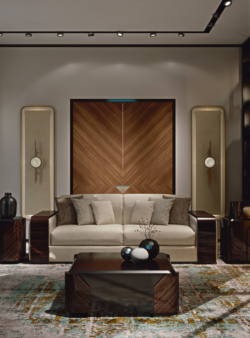 Brody Coffee Table by Bianchini Atelier, Matt lacquer, view 2