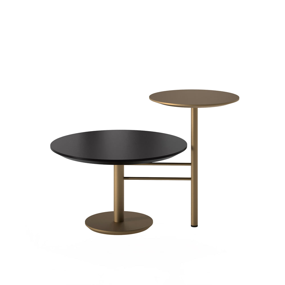 Altobasso Double Side Table by Bianchini Atelier, Matt lacquer