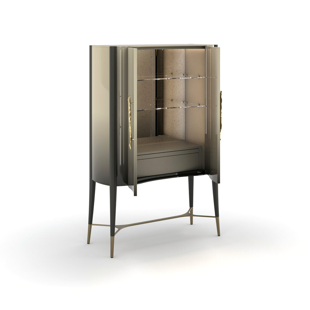 Caleido Bar Cabinet by Bianchini Atelier, Matt lacquer, view 4
