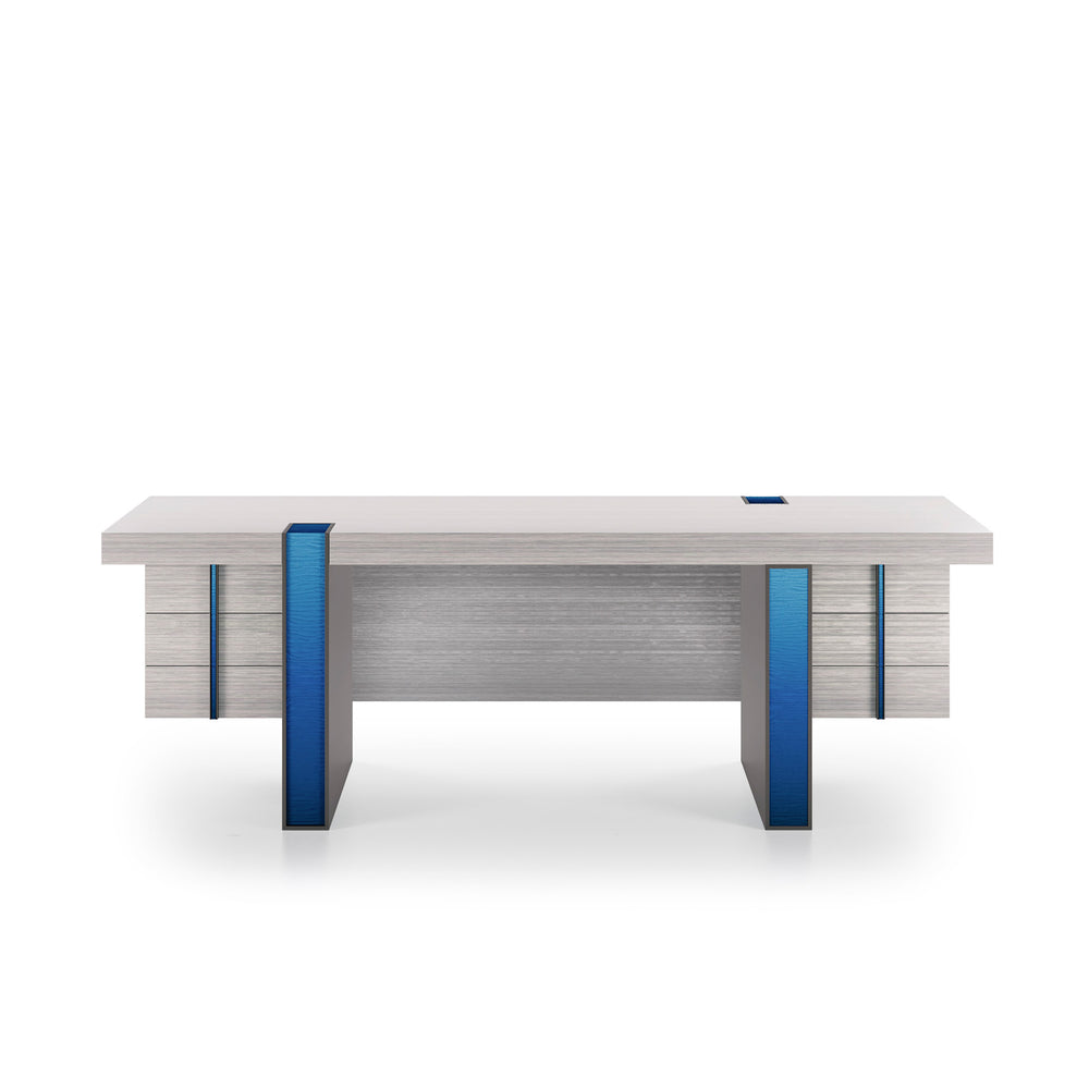 Polinnia Desk by Bianchini Atelier, With front panel
