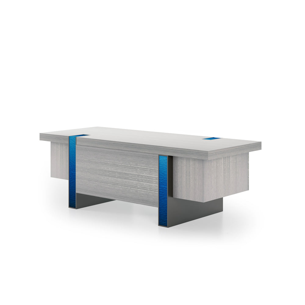 Polinnia Desk by Bianchini Atelier, With front panel, view 2
