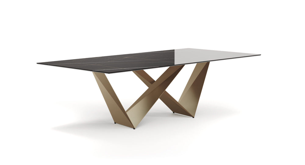 Prisma Steel Dining Table by Reflex Angelo, view 5