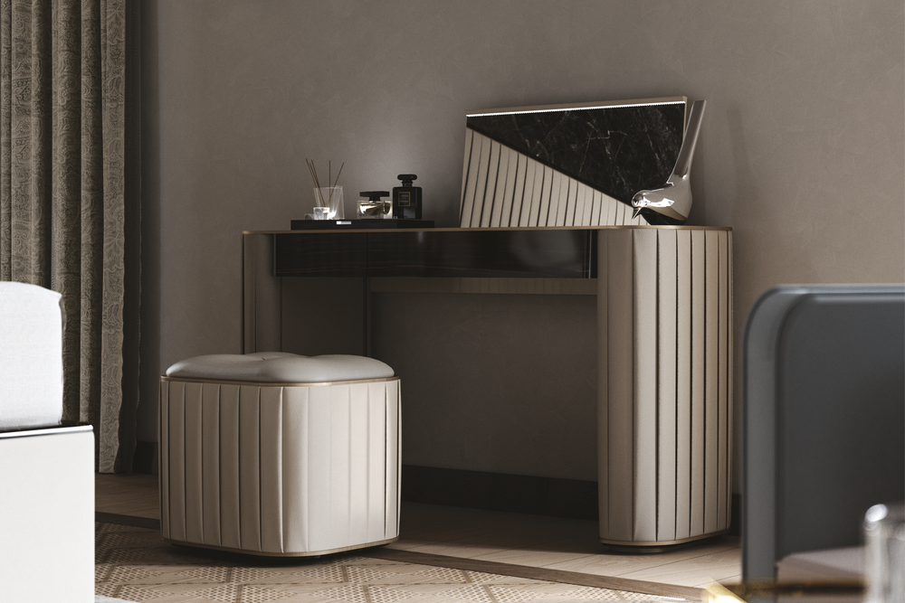 Plissé Dressing Table by Reflex Angelo, view 3