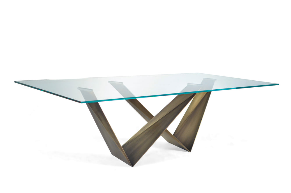 Prisma Steel Dining Table by Reflex Angelo, view 4