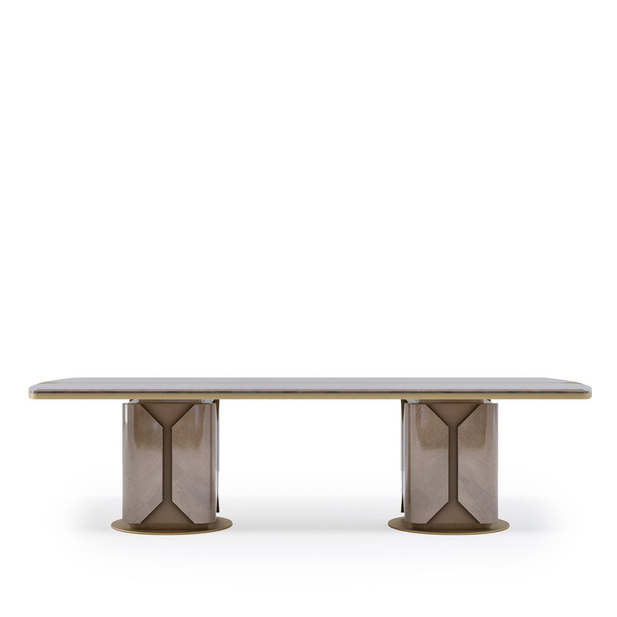 Dawson Light Dining Table by Bianchini Atelier, Sand bird's eye maple