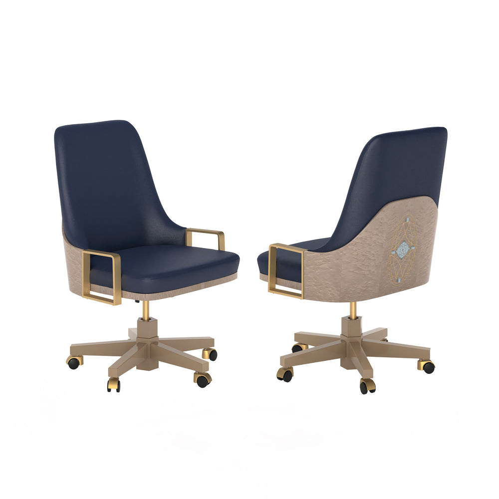 Albert Swivel Office Chair by Bianchini Atelier, view 3