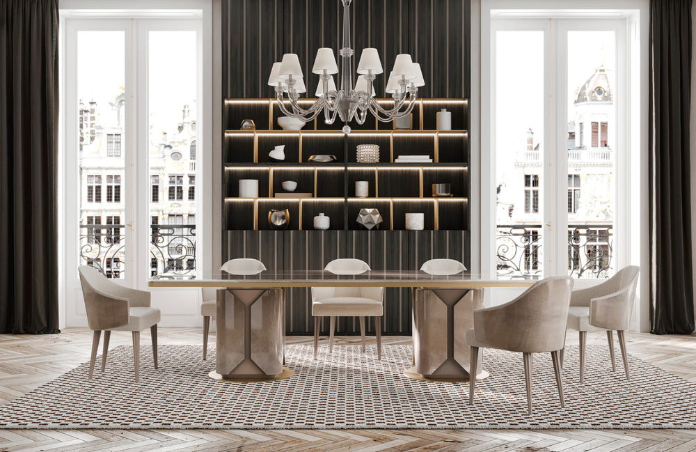 Miriam Dining Chair by Bianchini Atelier, Sand bird's eye maple, view 2