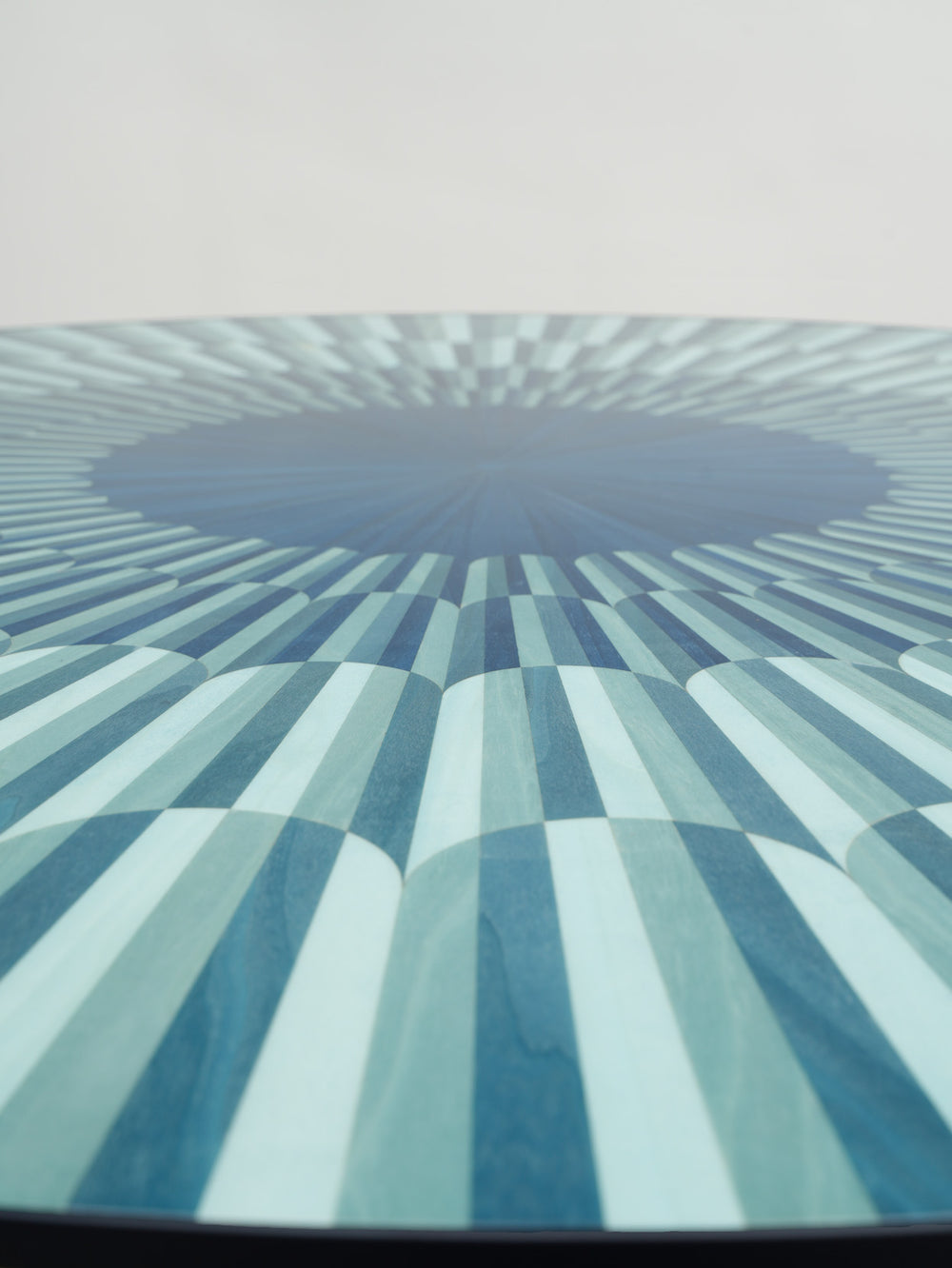 Altobasso Dining Table by Bianchini Atelier, Blue inlay, view 3