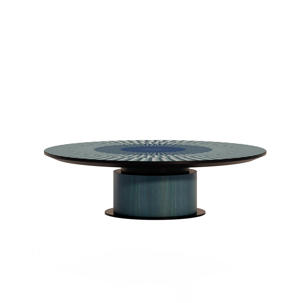 Altobasso Coffee Table by Bianchini Atelier, Blue inlay