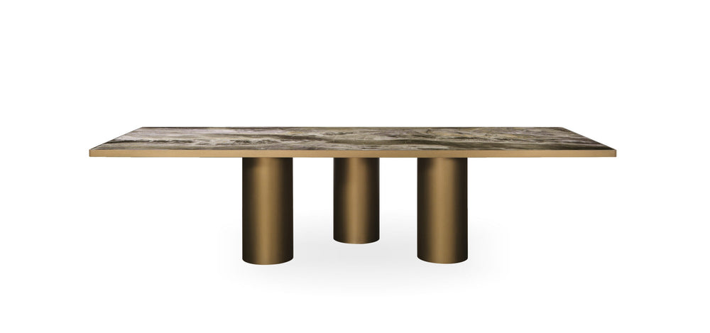 Signore degli Anelli Steel Dining Table by Reflex Angelo, view 3