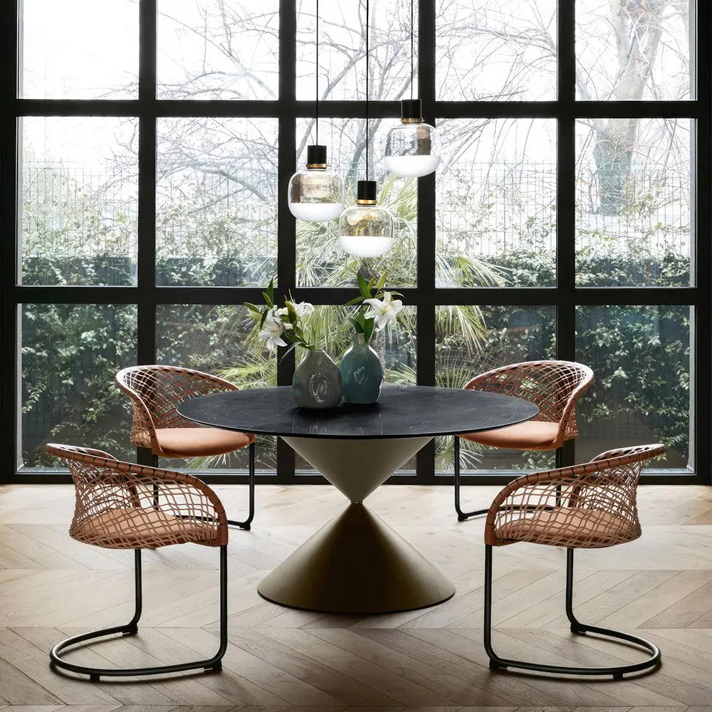Clessidra Ceramic / Glass Table