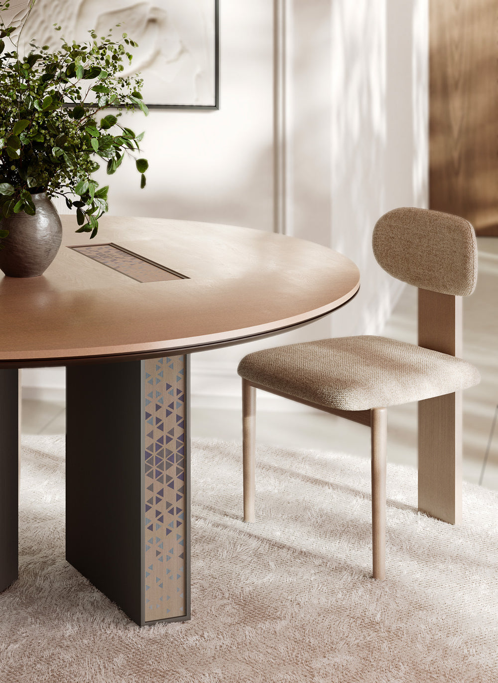 Talia Dining Chair by Bianchini Atelier, Natural ash, view 3