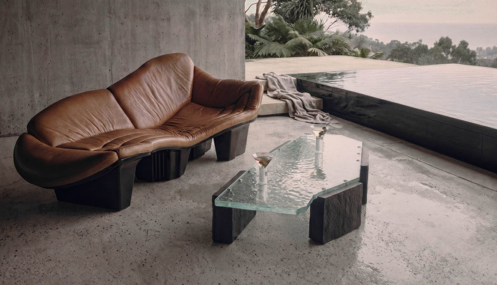 Visionnaire Blob chaise longue — three-quarter view