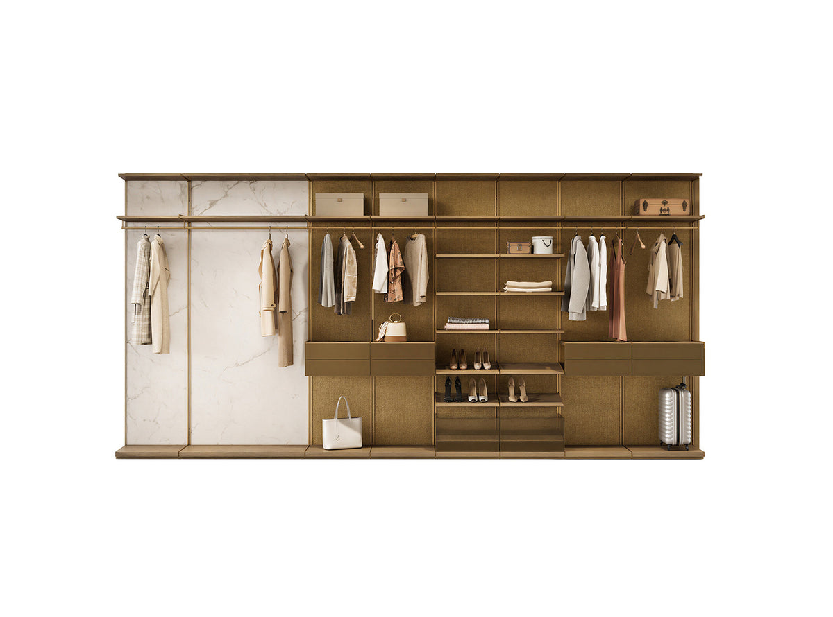 Wally Open Walk-In Closet by Reflex Angelo
