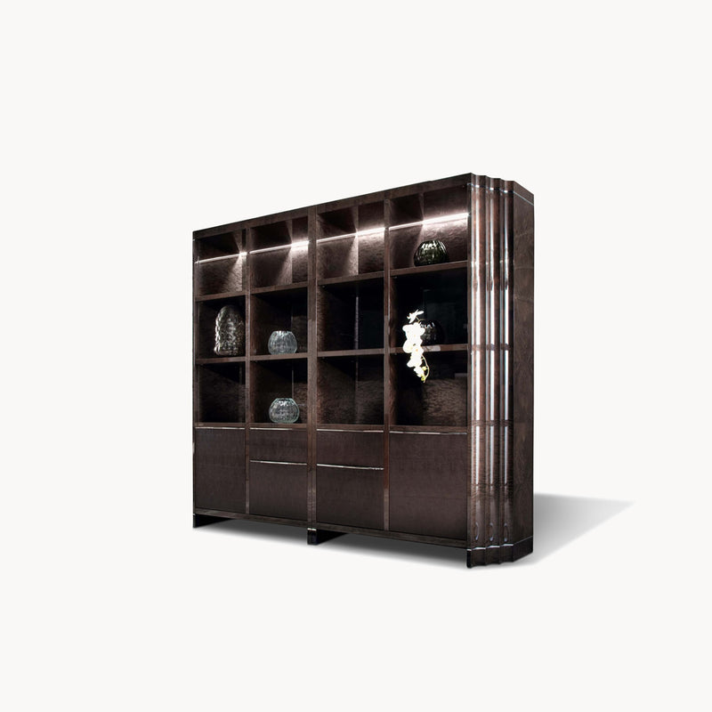 Absolute Double Bookcase — front view