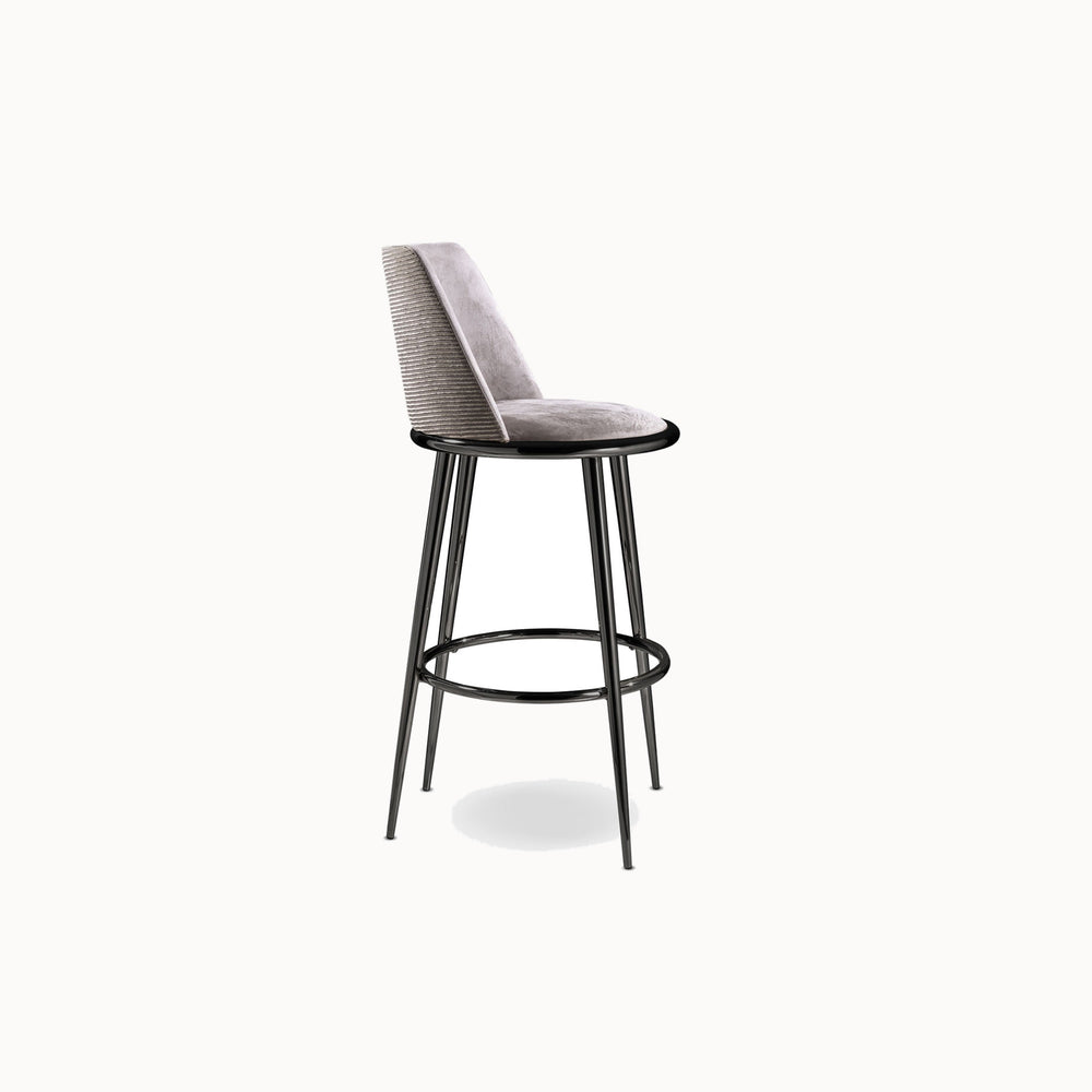 Aurora Imbottita Stool Chair — front view