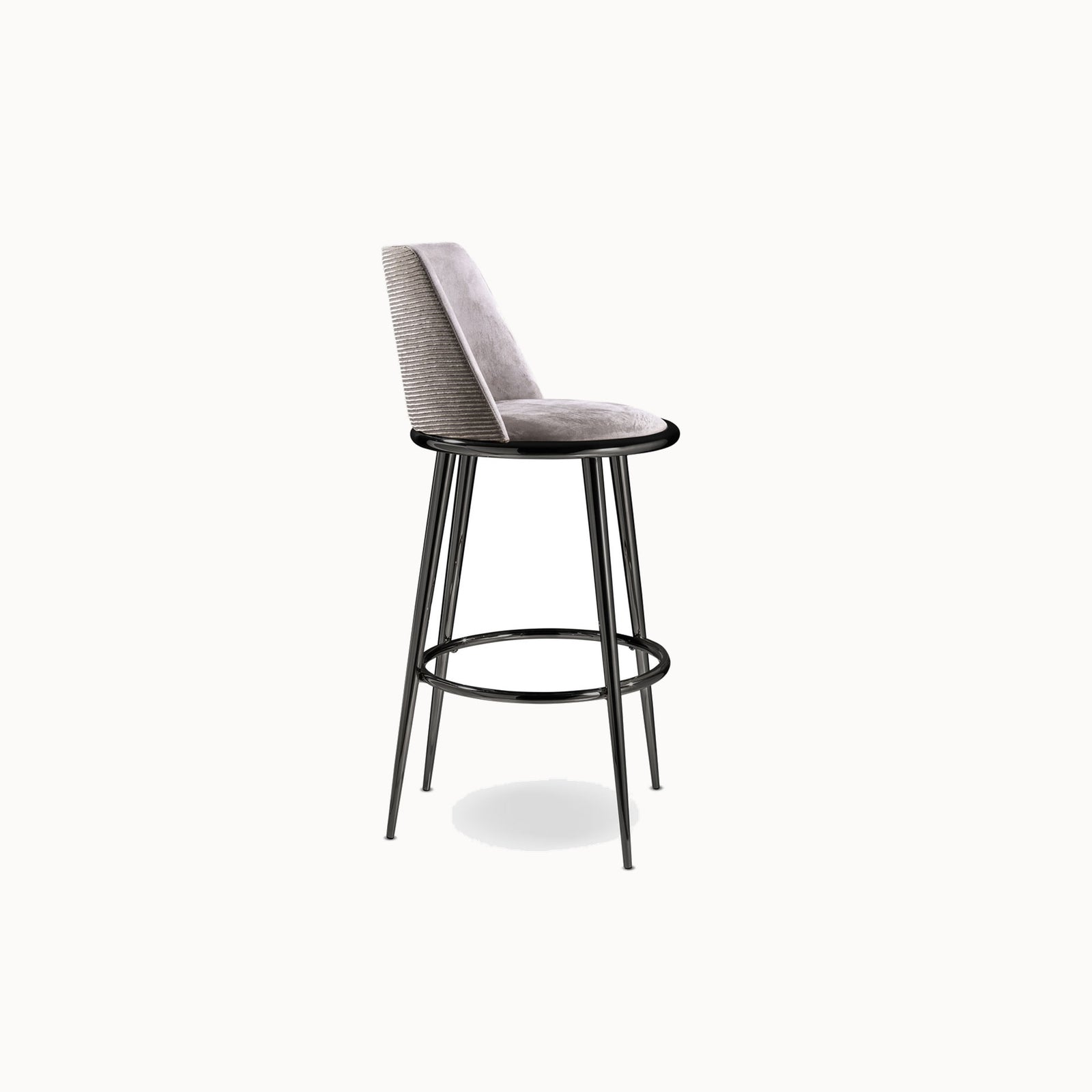 Aurora Imbottita Stool Chair — front view