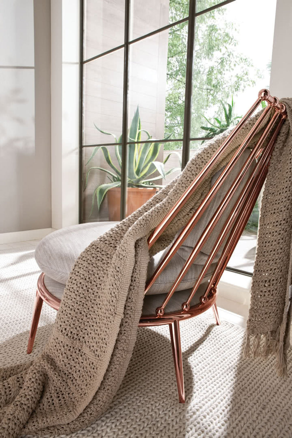 Aurora Iron Back Armchair — view 10