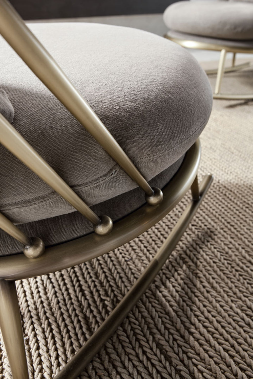 Aurora Iron Back Armchair — view 4