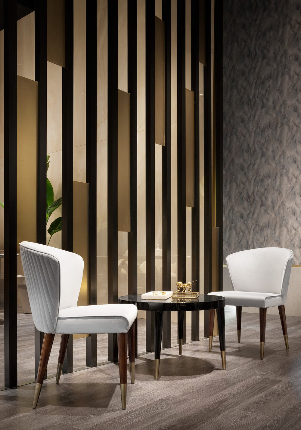 Black Tie D90 Dining Table — view 3