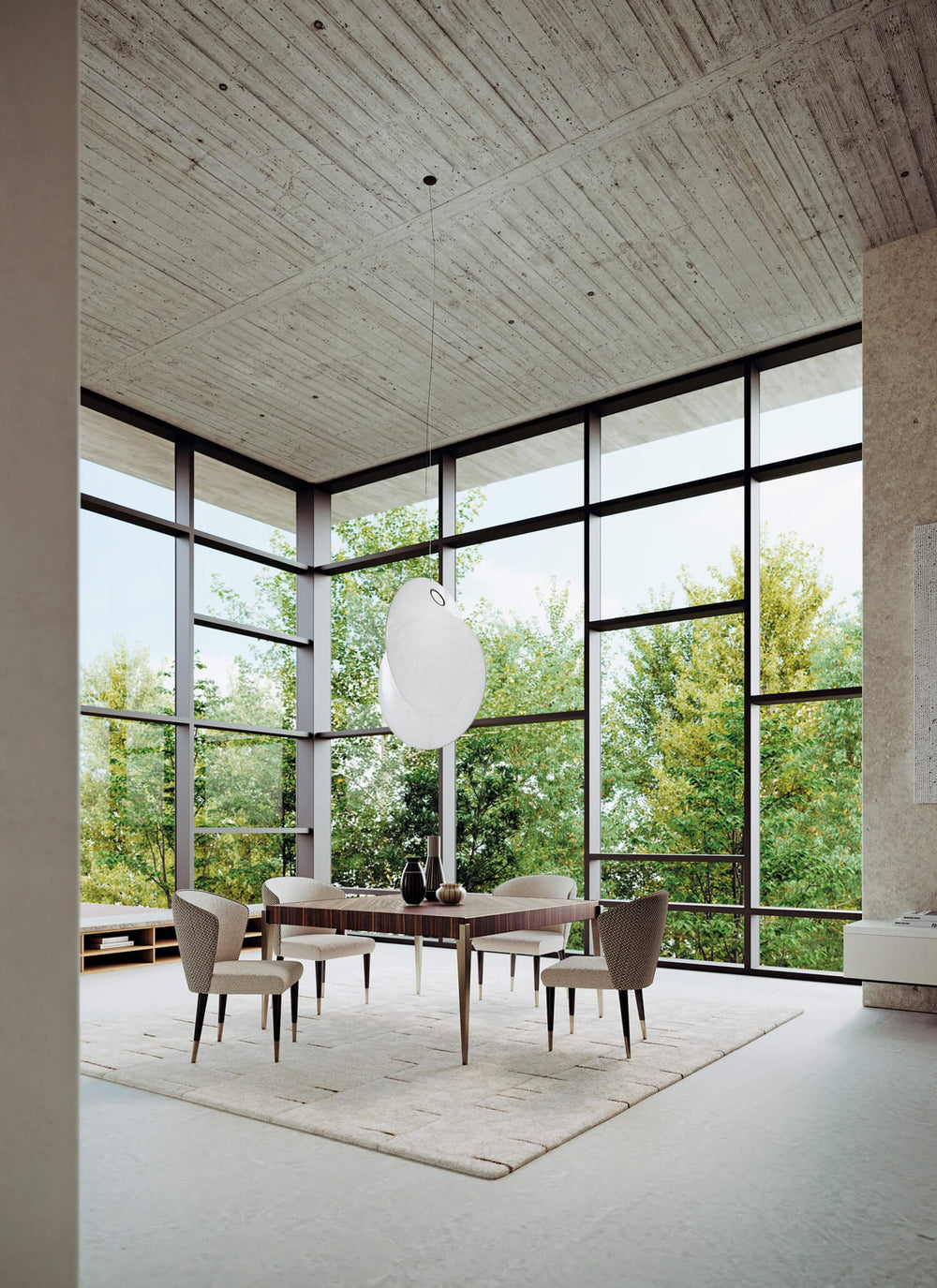Carisma – Q Dining Table — view 3