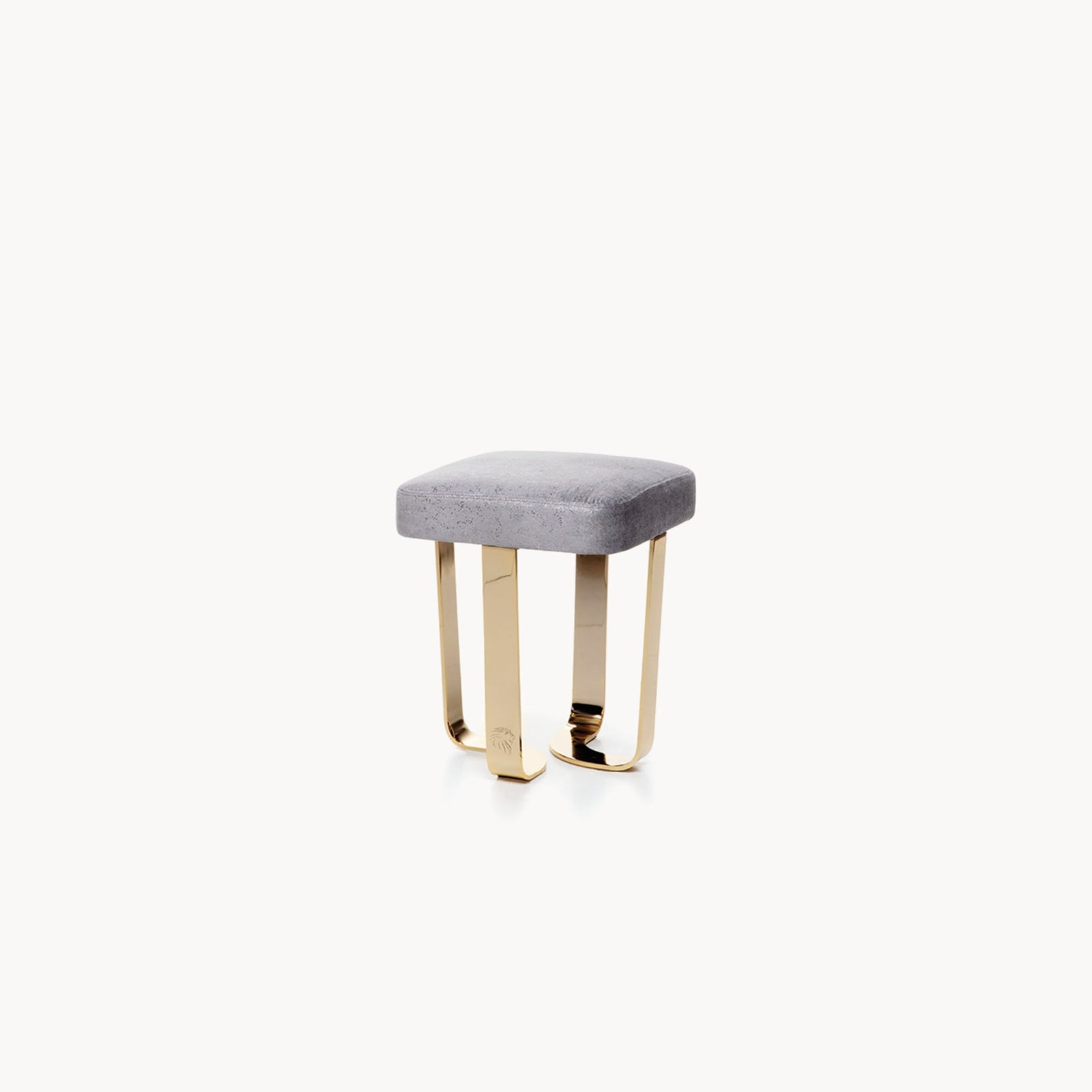 Charisma Ottoman For Vanity Desk — front view