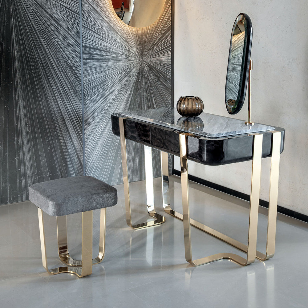 Charisma Ottoman For Vanity Desk — view 3