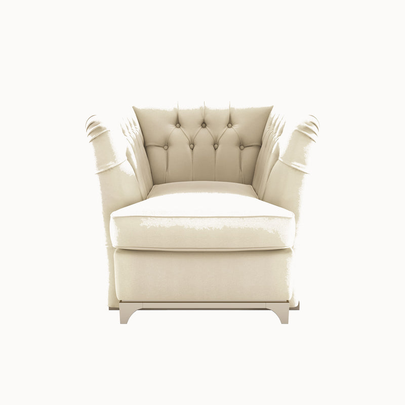 Davis Small Armchair — front view