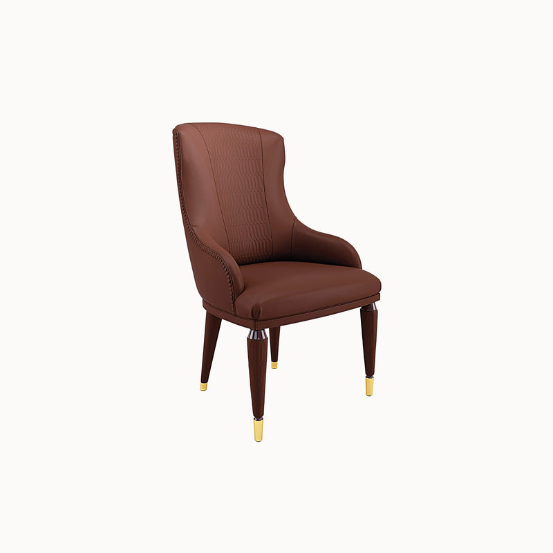 Diletta Dining Armchair — front view