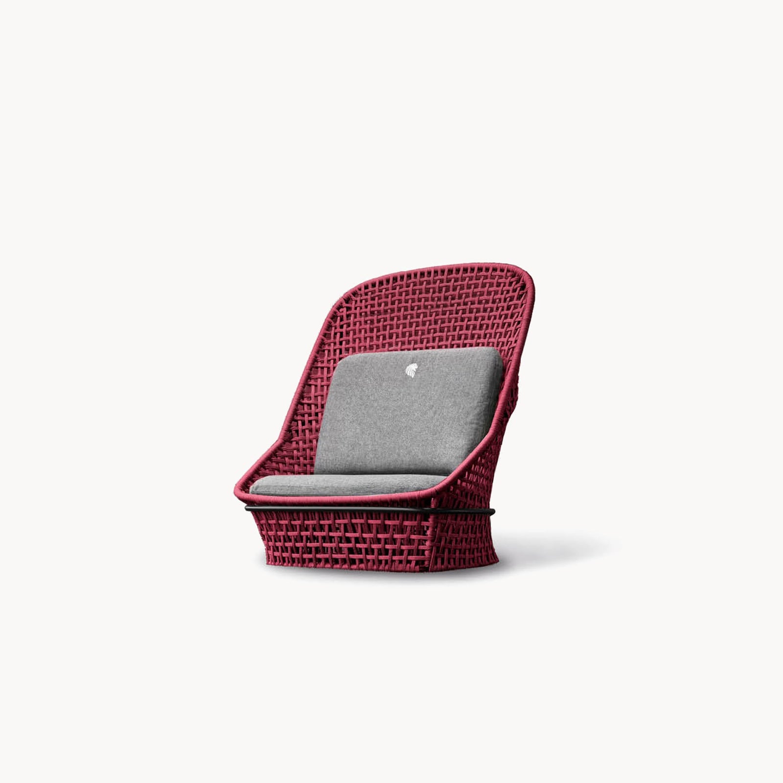 Dune High Back Occasional Chair — front view